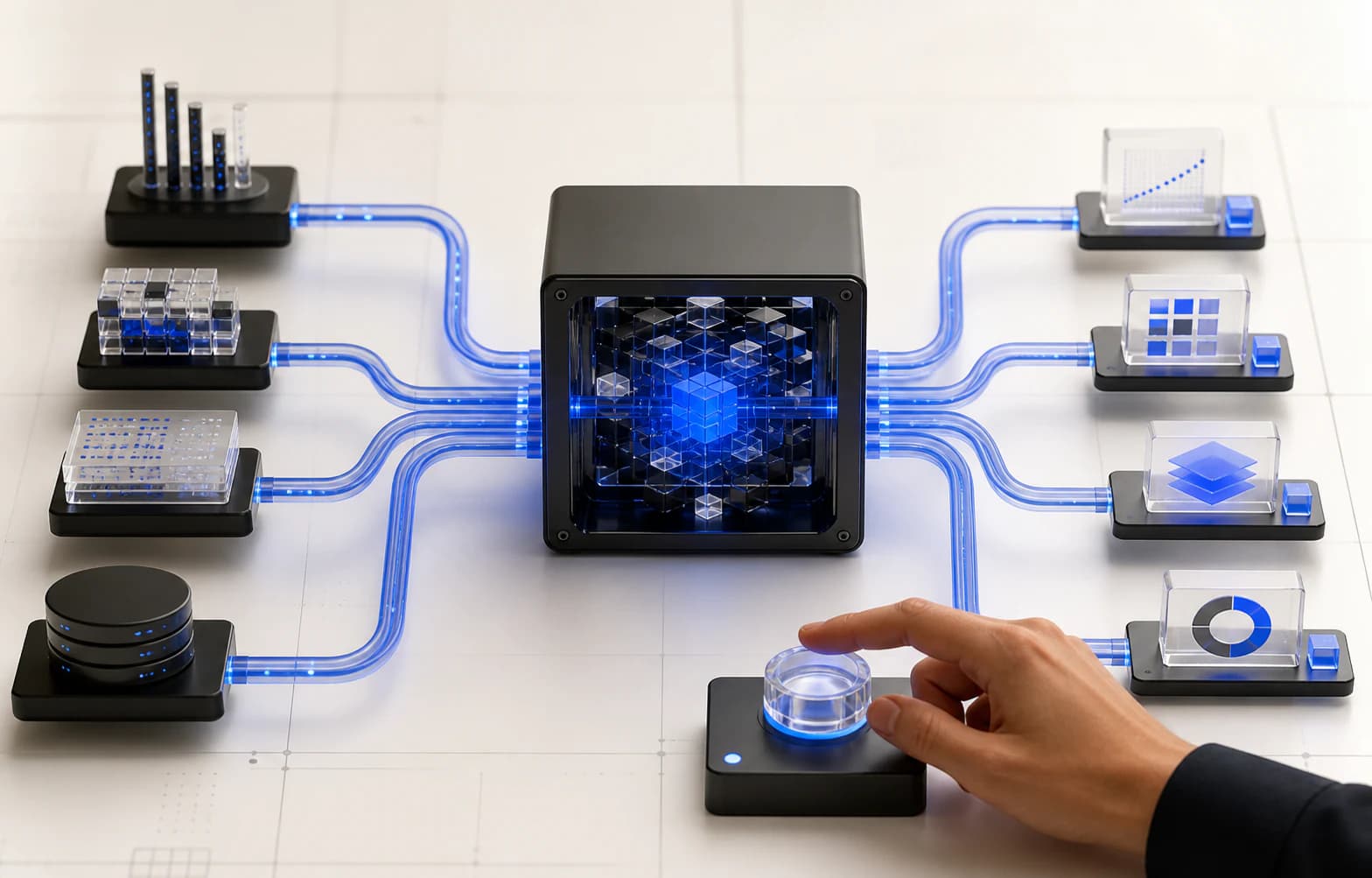 KI-System verbindet Daten, Automatisierung und menschliche Kontrolle