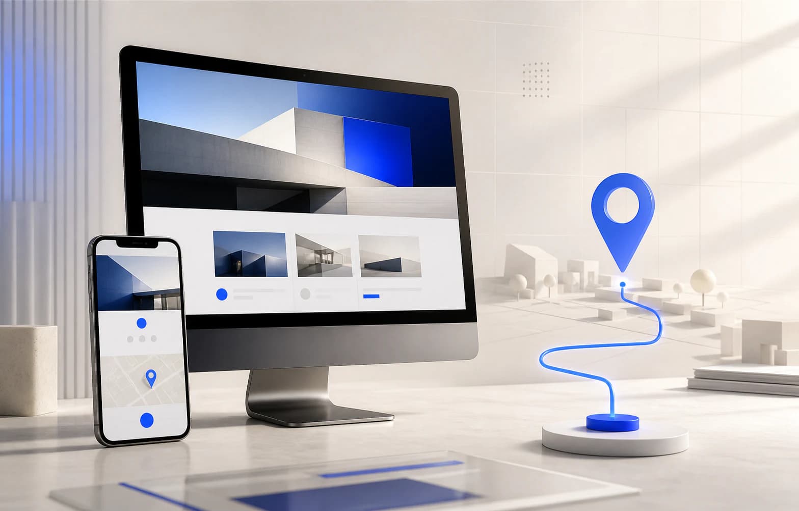 Webdesign, lokale Auffindbarkeit und klare Anfragewege